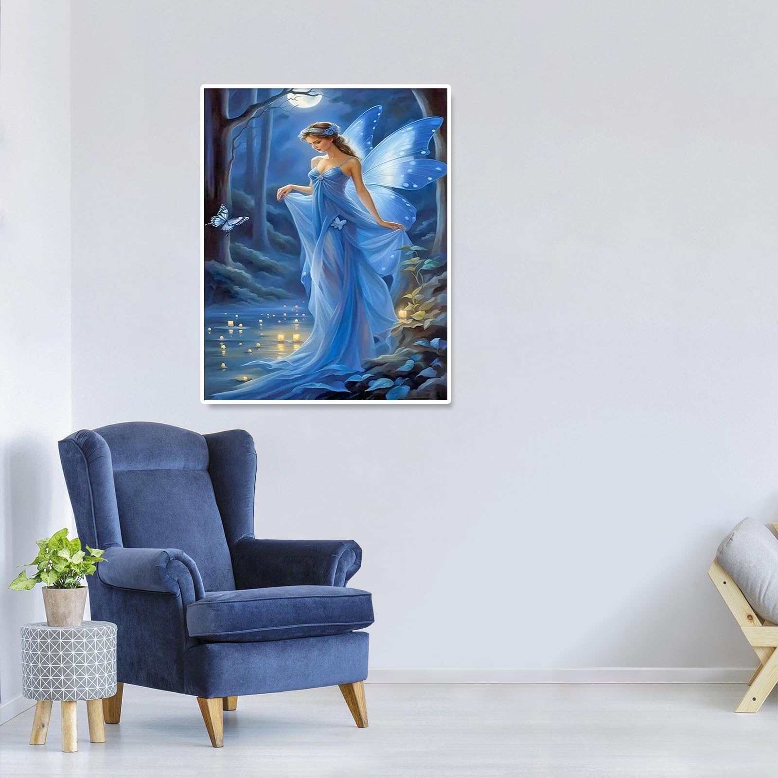 TDFERAN 5D Peinture Diamant Painting Kit Princesse Angel Elfe