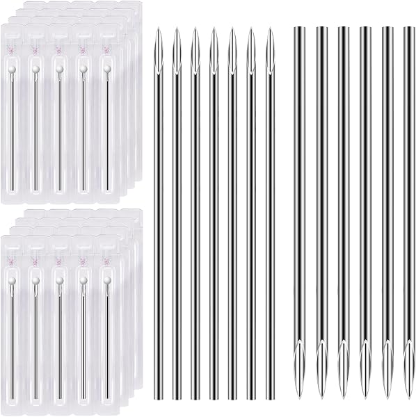 ATOMUS 14G 16G Stainless Steel Piercing Needles