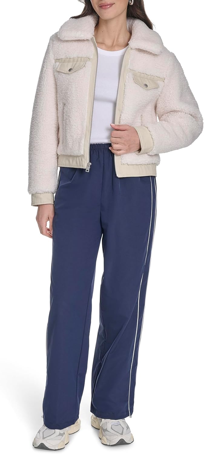 Levi's Women's Sherpa Bomber With Quilted Lining - Image 2