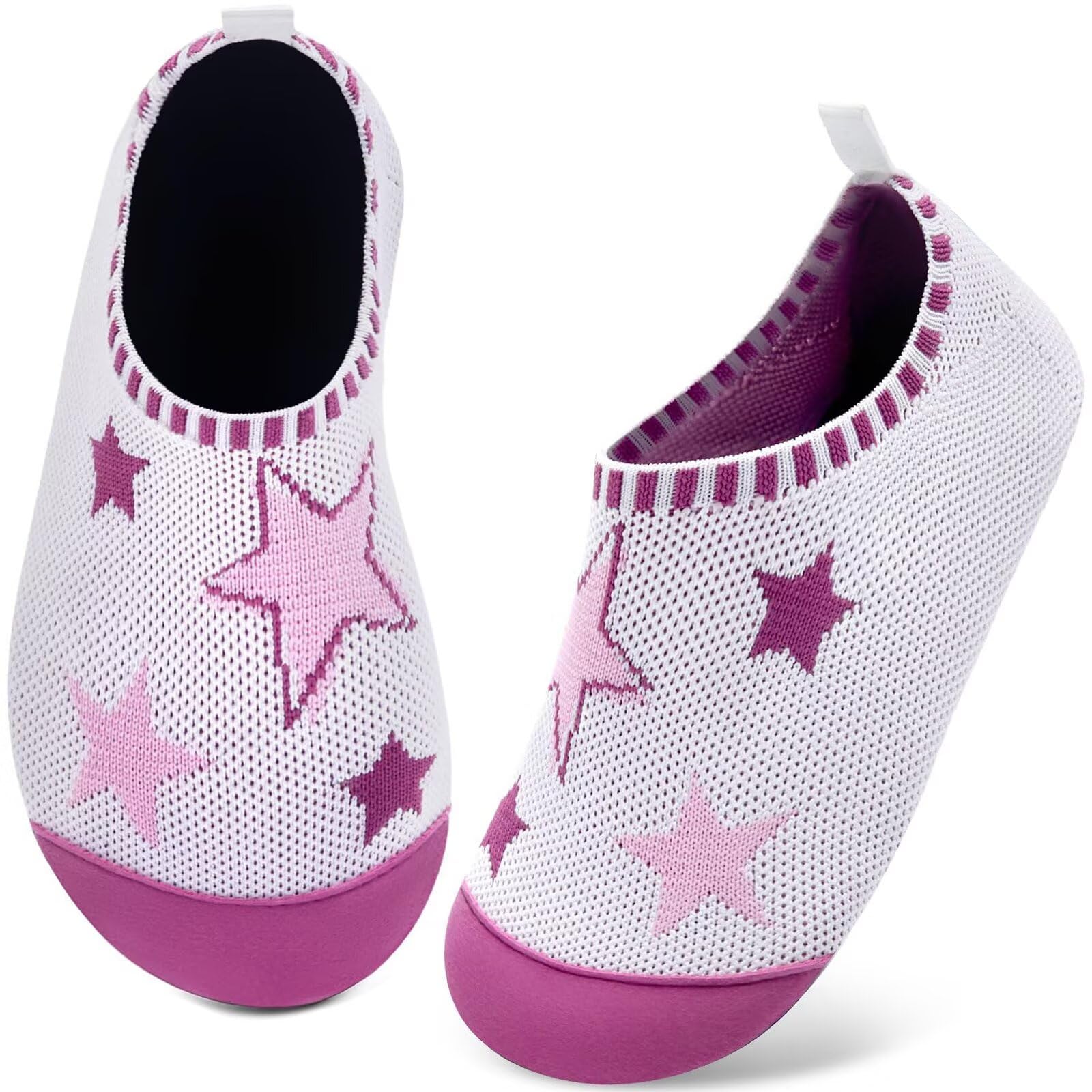 Kyopp Hausschuhe Kinder für Junge mädchen Atmungsaktive Hüttenschuhe Barfußschuhe Kinder Rutschfest Pantoffeln