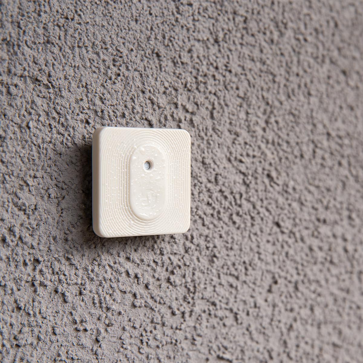 Shelly Blu H&T Avory | Confezione da 2 | Sensore di temperatura e umidità controllato Bluetooth | Resistente agli spruzzi d'acqua e alla polvere | Classe di protezione IP54 | App iOS Android |