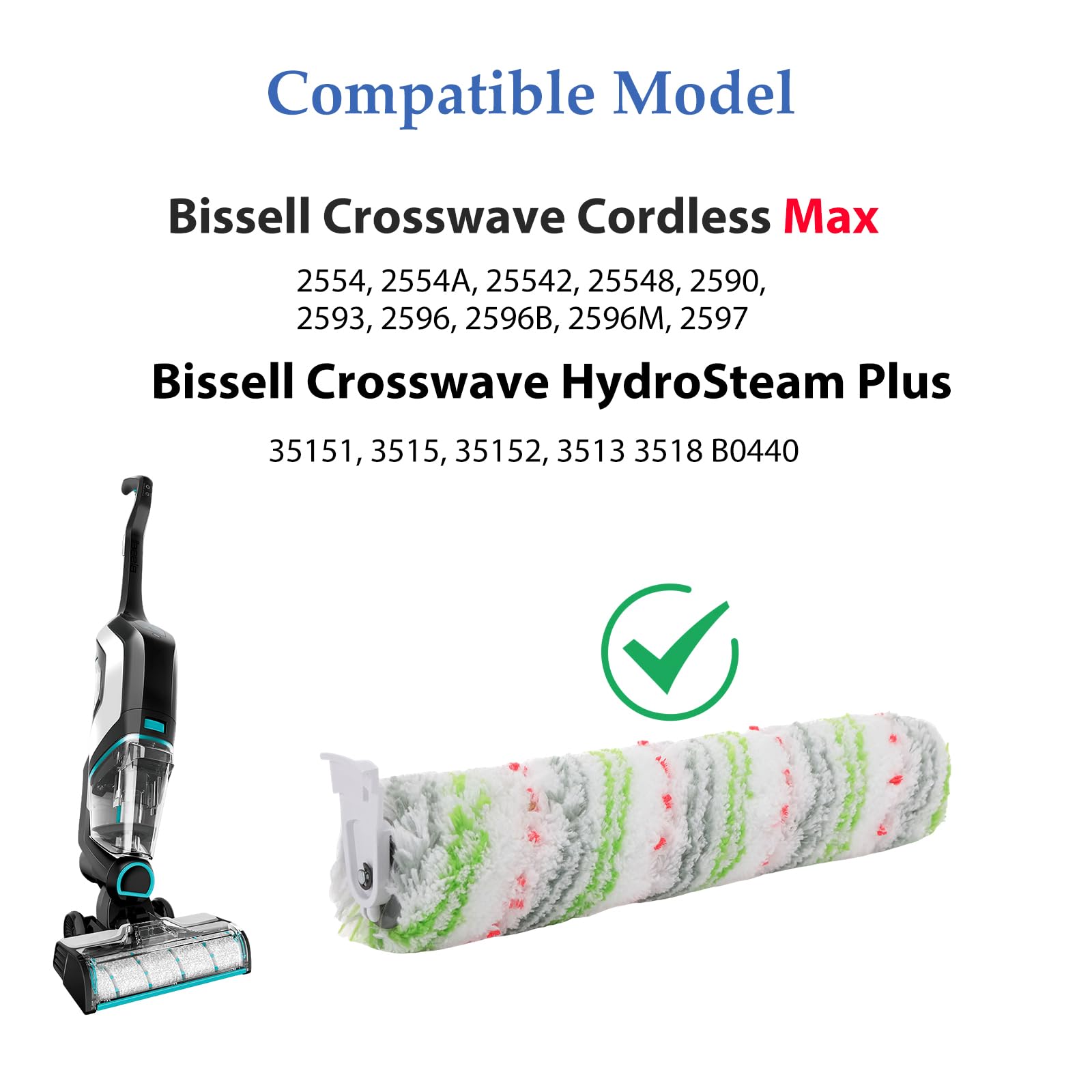 Bissell CrossWave Brush Rolls & Filters -2
