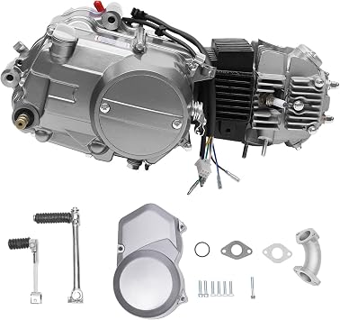 140CC 4 Stroke Engine Motor Fit for HONDA CRF50, 4 Speed Manual Transmission Engine Motor Kick Starter Single Cylinder Motor for ATV Pit Dirt Bike Go Kart