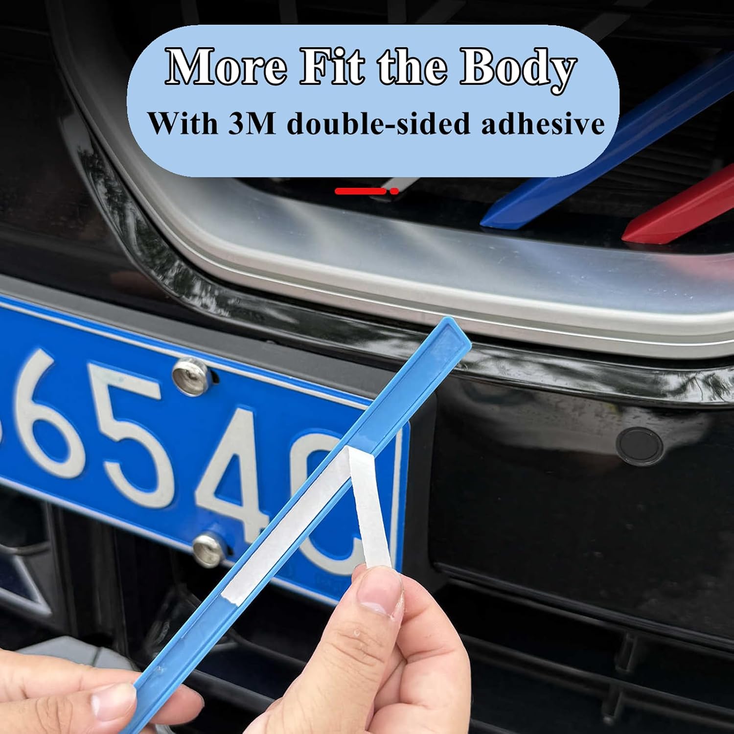 Tricolored Grille Insert Trims Compatible with BMW X3 2026 G45 G48 | Front Exterior Grill Decoration Accessories, Exact Fit, Made of ABS Plastic, Buckle Design, Easy to Install