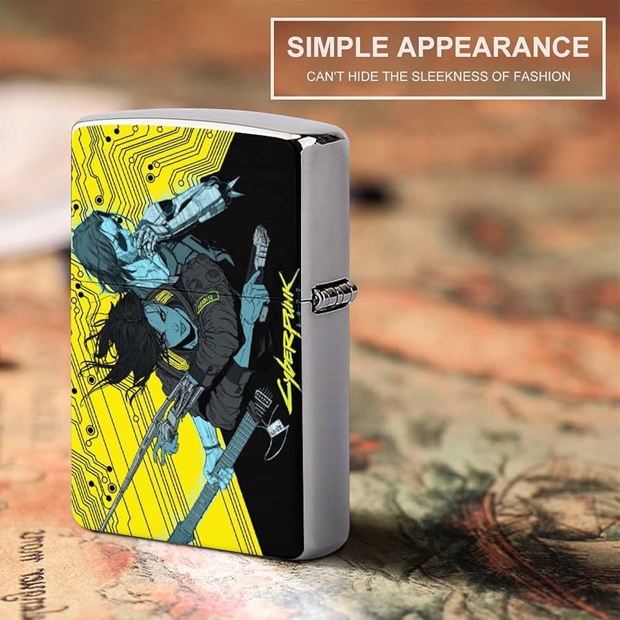 Amazon.co.jp: ジッポライター 外側ケース サイバーパンク2077 V Zippo