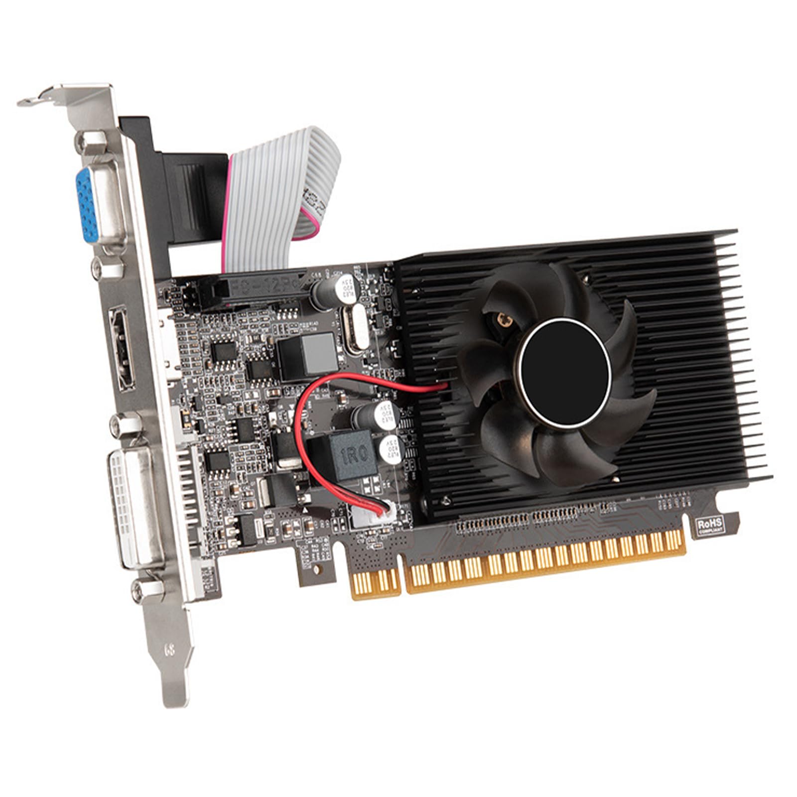 GT610 Scheda Grafica 1GB 64bit Gioco PCIE X16 Computer Desktop Professionale Per Il Gioco PC DVI Uscita Video