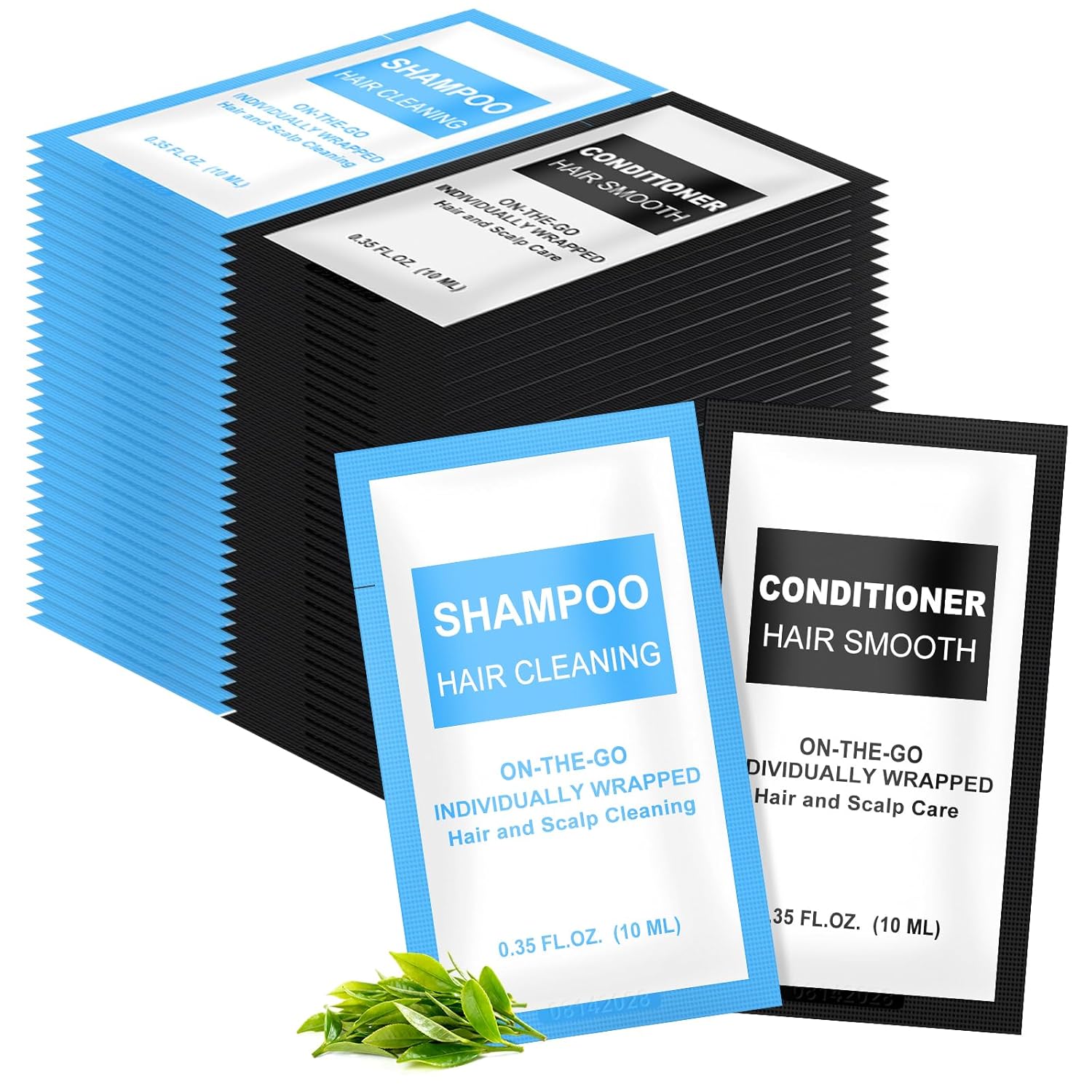 Travel Size Shampoo and Conditioner Set - Bulk Pack of 50