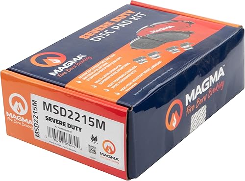 Miniatura 4 de MAGMA Severe Duty MSD2215M Pastillas de freno semimetálicas, delanteras
