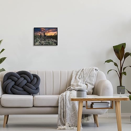 Miniatura 16 de Stupell Industries Arte de pared enmarcado con diseño de cactus del desierto árido, diseño de Nathan Larson Enmarcado en gris
