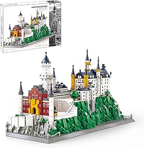 Lumibricks King's Castle Treasury – 3209 Pièces Château Médiéval Gothique Avec Lumières LED, 16 Points Lumineux, Modèle De Collection Pour Adultes, Cadeau Et Pièce D'exposition