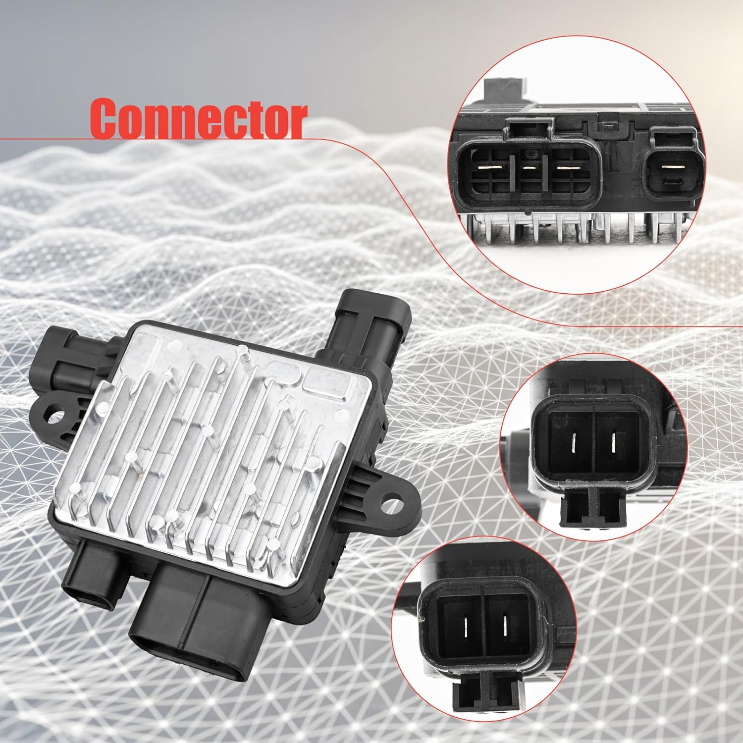 25385-4D900 Engine Radiator Cooling Fan Control Module Compatible with Entourage 2007-2008 Sedona 2006-2014