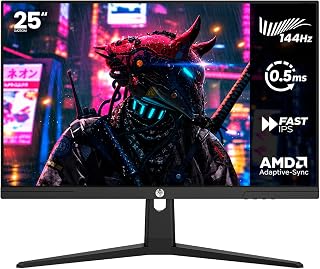 Haiz Monitor Gamer 25'' 144hz 0.5ms 1920x1080 Adaptative Sync FHD HDMI/DP IPS VESA