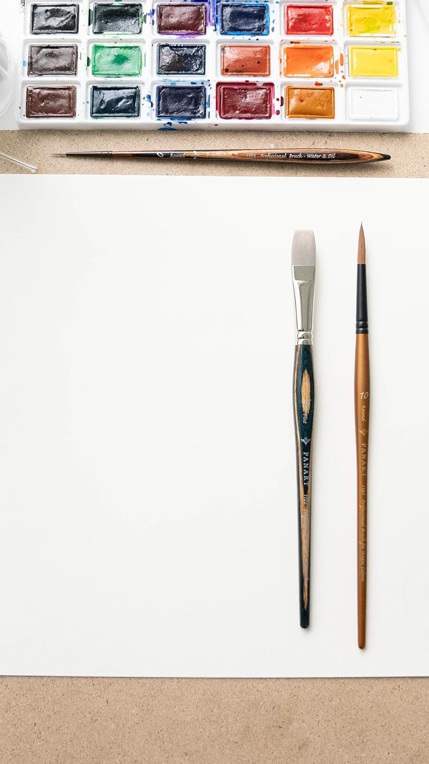 Pan Art Round Brush Synthetic Sable No.18 - Aquarelle - 1 unità
