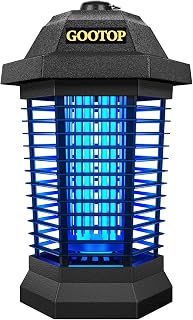 GOOTOP Zap T6 Pro Bug Zapper Outdoor 4200V Electric Fly Mosquito Killer Indoor Outdoor 1/2 Acre Coverage Black