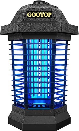 GOOTOP Bug Zapper Outdoor, Mosquito Zapper, 3 Prong Plug in