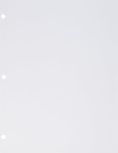 Miniatura 3 de National Papel de relleno reforzado a prueba de rasgaduras, 3 agujeros, 8.5 x 11, sin rayas, 100/paquete, blanco (paquete de 2)