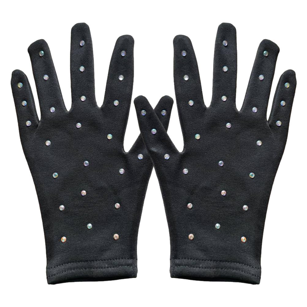 Guantes de patinaje artístico Kombiuda infantiles para danza y actuaciones de niñas 2