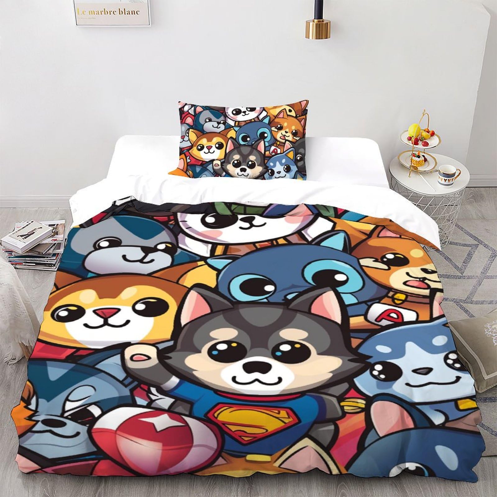 Housse de couette chien 3D pour transformer la chambre de votre enfant