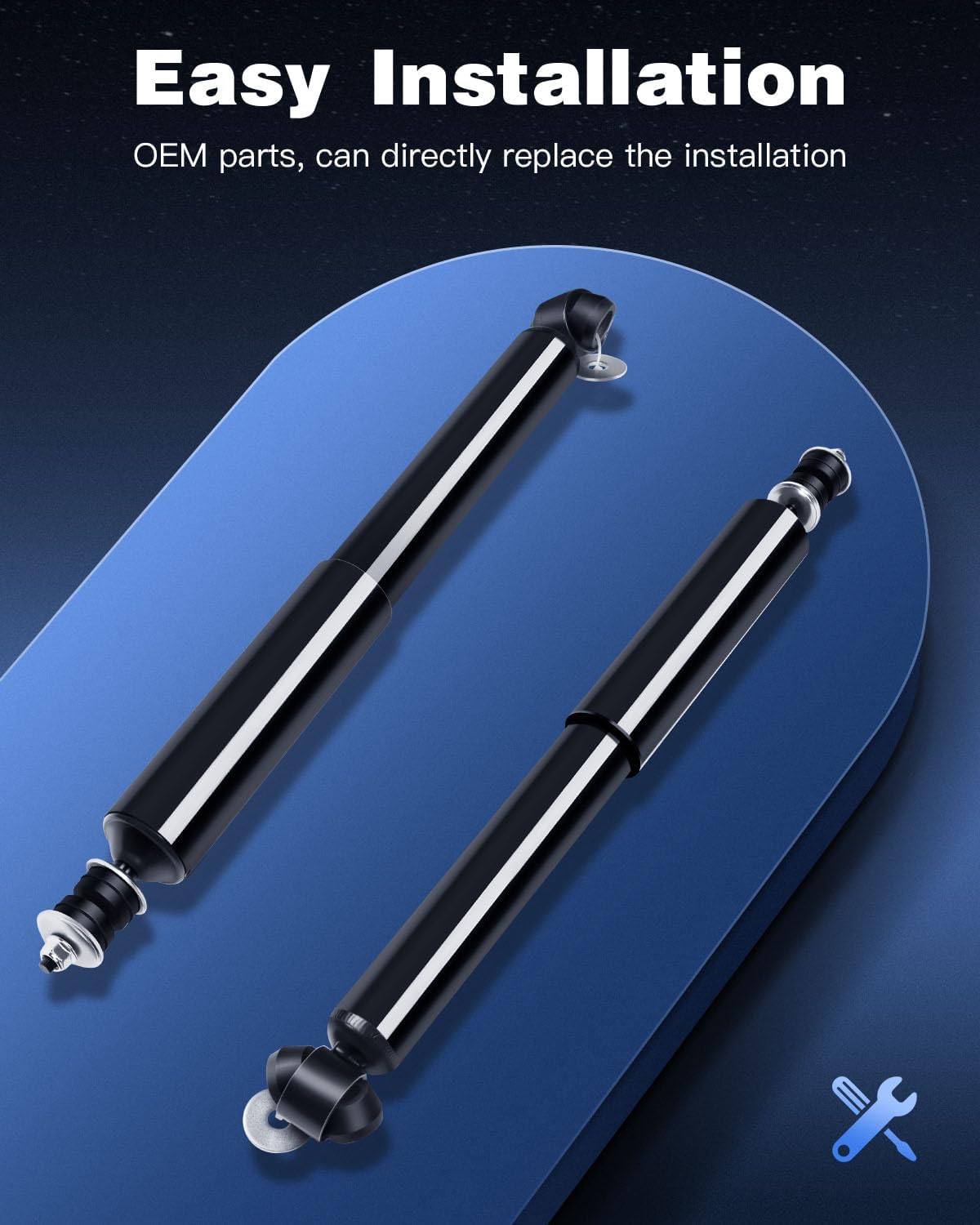 Shocks Struts,ECCPP Rear Pair Shock Absorbers Strut Kits Compatible with 1990 1991 1992 1993 1994 1995 Toyota 4Runner, 1981 1982 1983 84 85 86 1987 1988 1989 1990 Toyota Land Cruiser KG5475 KG5474
