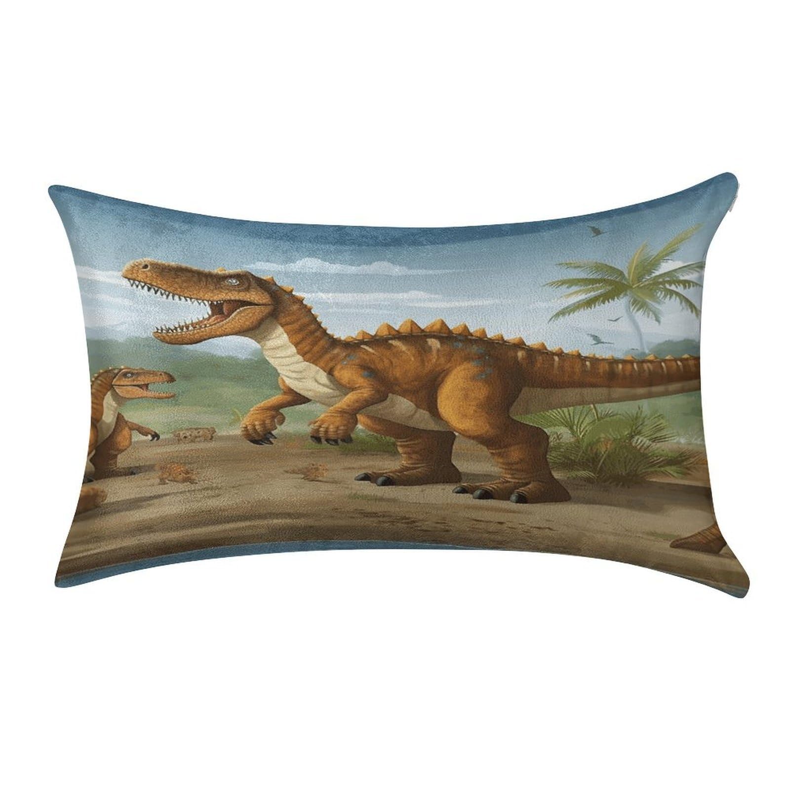 Fekiloot Style Jurassic Period Dinosaur Pillow Covers Home Decor Pillow Cases