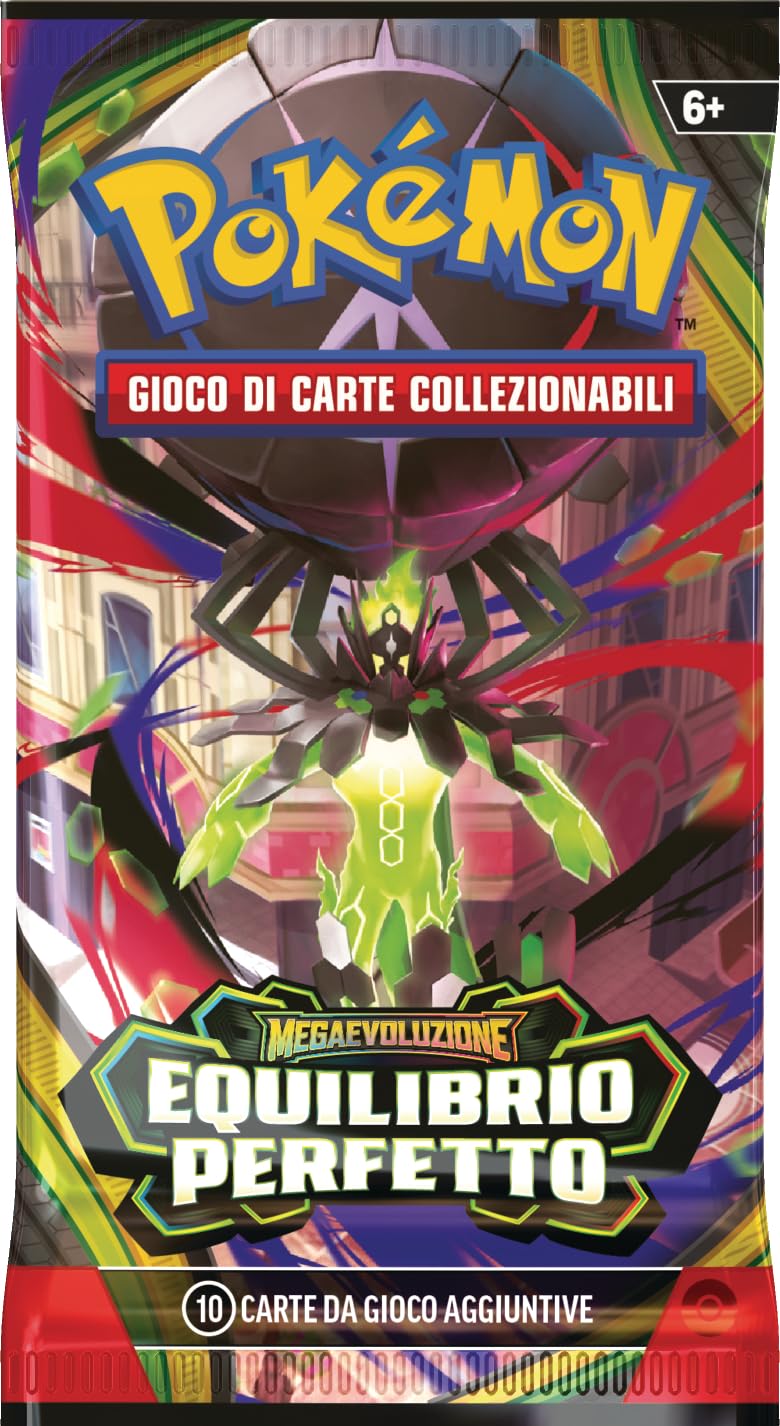 Pokémon: espositore di buste dell’espansione Megaevoluzione - Equilibrio Perfetto del GCC Pokémon (18 buste di espansione), Edizione in Italiano