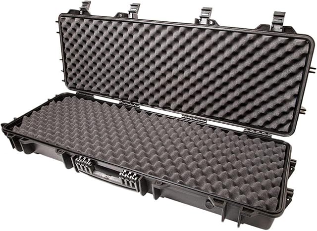 NUPROL Large Rifle Wheeled Hard Case (Wave Foam);