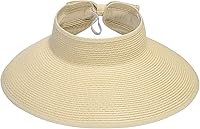 Vista 57 de Simplicity - Sombrero con protección solar UV UPF 50 para mujer, convertible en visera para playa