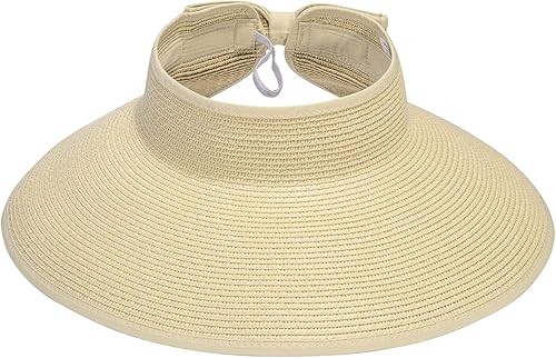 Miniatura 57 de Simplicity - Sombrero con protección solar UV UPF 50 para mujer, convertible en visera para playa
