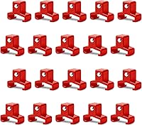 Vista 4 de ALOANES 10 PC Tapas Terminales de ABS para Rieles de Enchufes de Plástico ABS - Tapas de Repuesto del Organizador de Rieles de Plástico ABS Aloanes