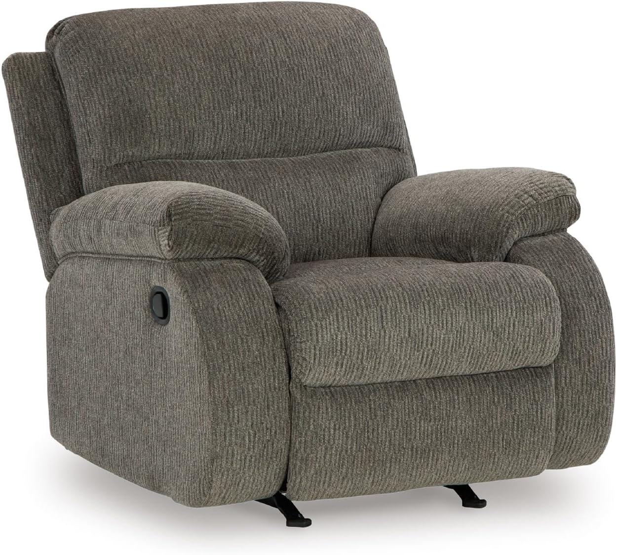 Signature Design by Ashley Scranto Modern Manual Rocker Recliner, Gray