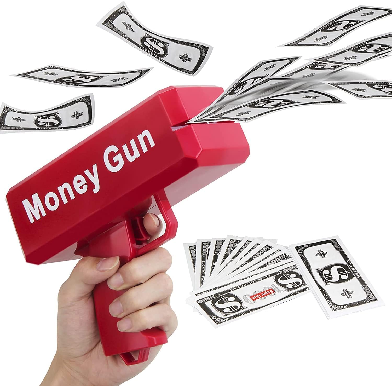 Money Gun - Super Cash Spray Gun for Weddings, Parties & Marketing