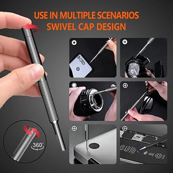 50-in-1 Precision Screwdriver Set, Small Set Magnetic, Mini Screwdriver Set with Case, Electronics Repair Tool kit for Laptop, iPhone, Computer, Phone