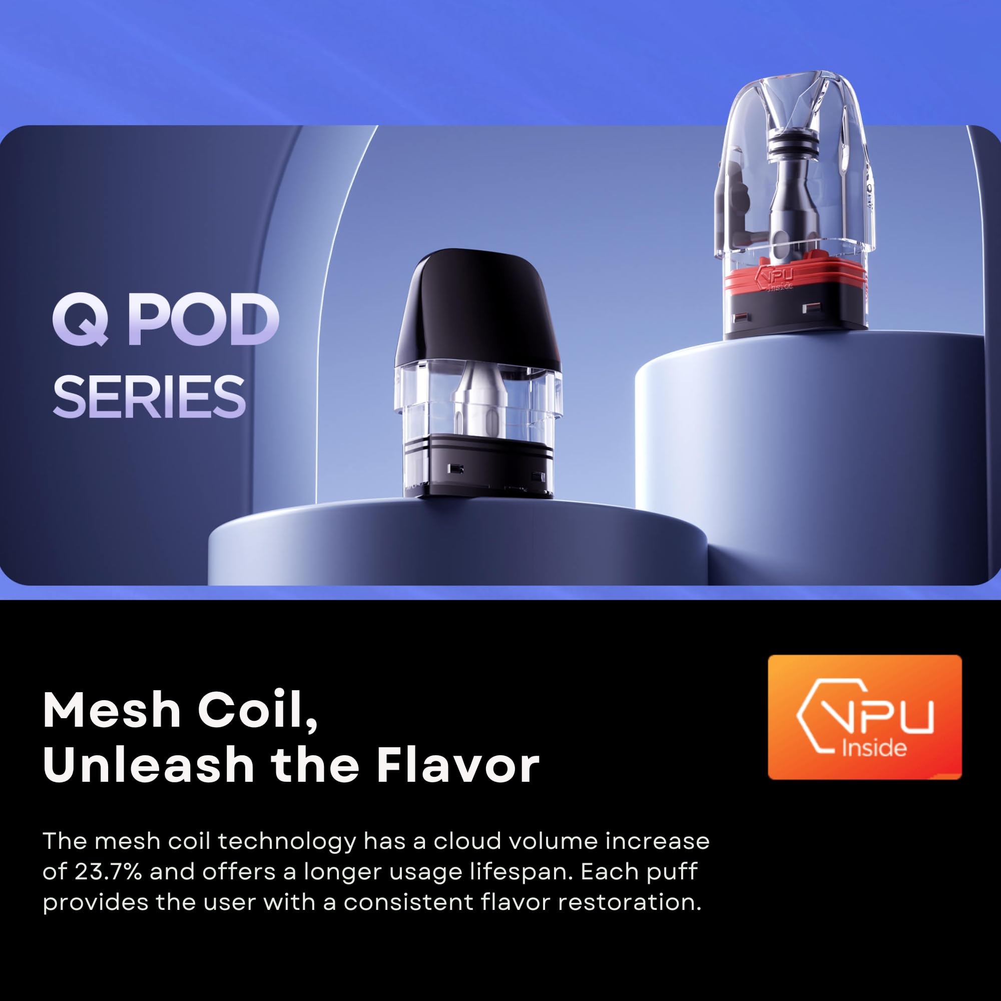 Geekvape Q Pods [0.6 ohm - Large | 18w - 25w] 3 Pack - COMPATIBLE WITH: Geekvape  Aegis Hero