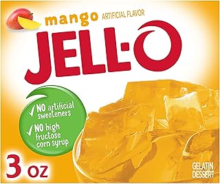 Jell-O Mango Gelatin Mix (3 oz Boxes, Pack of 24)