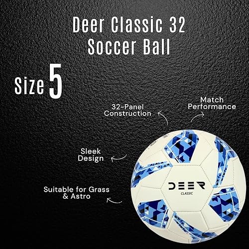 Miniatura 3 de Deer Balón de fútbol clásico de 32 paneles