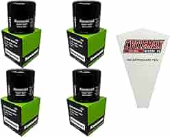 Amazon.com: Cyclemax Four Pack compatible with Kawasaki Oil