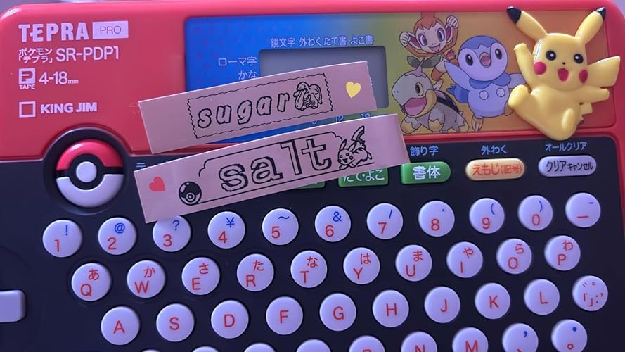 KING JIM TEPRA PROポケモン　SR-PDP1 キングジム(Kingjim) テプラPRO ポケモン SR-PDP1 ラベルライター