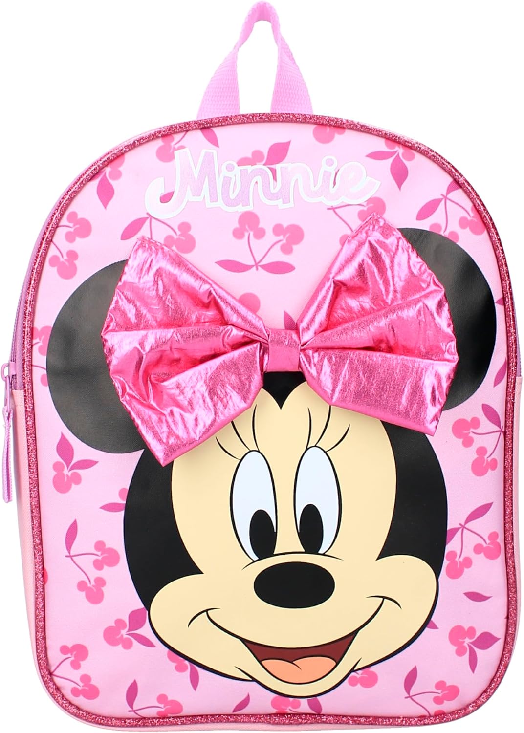 Minnie Mouse Kinderrucksack Aus Weichem Material - 18x22x8 Cm, Verstellbare Träger, Mit Reißverschluss