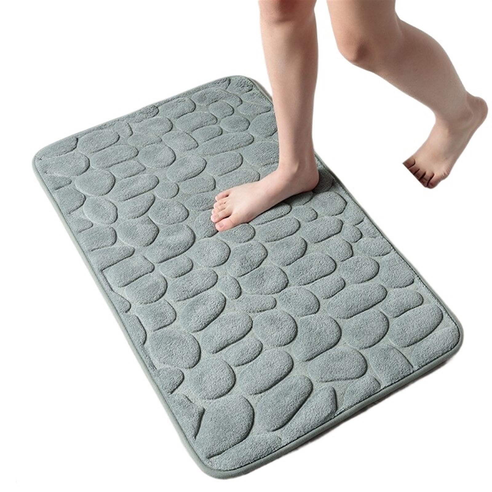 Tapis de sol en polaire corail absorbant et épais pour votre salle de bain
