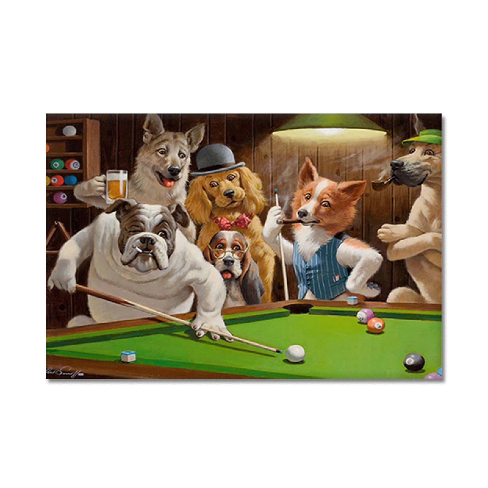 Dipinti Su Tela Di Animali Divertenti Cani Che Giocano A Poker Poster E Stampe Immagini Di Decorazioni Per Pareti Per La Decorazione Della Casa Del Soggiorno Acquista In Modo Economico - Spedizione - Foto 8