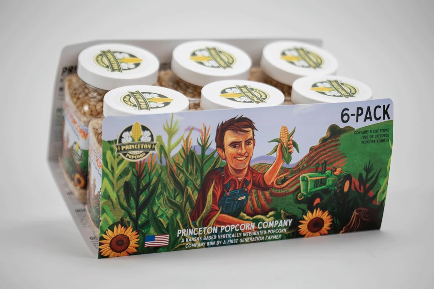 White Butterfly Popcorn Kernels by Princeton Popcorn Farm