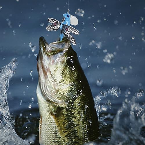 Miniatura 4 de Toddmomy Señuelo libélula de plástico cebos de pesca Kit de pesca de libélula cebo de pesca de libélula señuelo de libélula cebo de pesca con