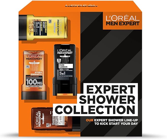 L'Oréal Men Expert Expert Shower Collection Gift Set, wide range of Men's Shower Gels for the