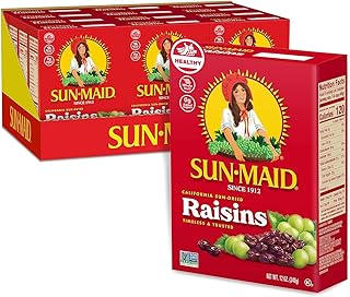 10 Raisin Baking Recipes for Chewy Sweet Classic Flavor 41 Sun-Maid California Sun-Dried Raisins - (12 Pack) 12 oz Sharing-Size Box...