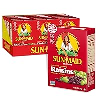 Vista 8 de Sun-Maid California Sun-Dried Raisins - Recipiente resellable de 13 onzas, frutas secas para aperitivos saludables, almuerzos escolares