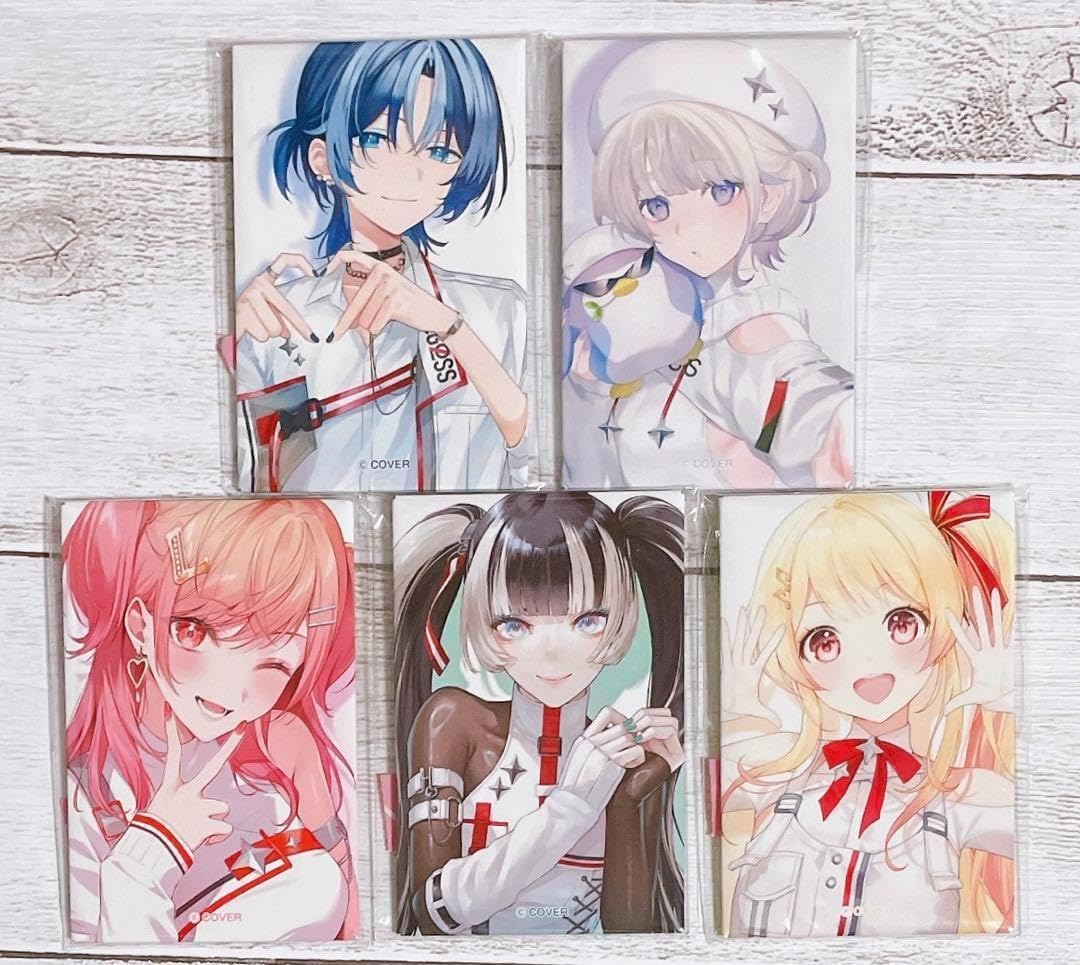 ホロライブ ReGLOSS スクエア缶バッジ 応援イラスト セット