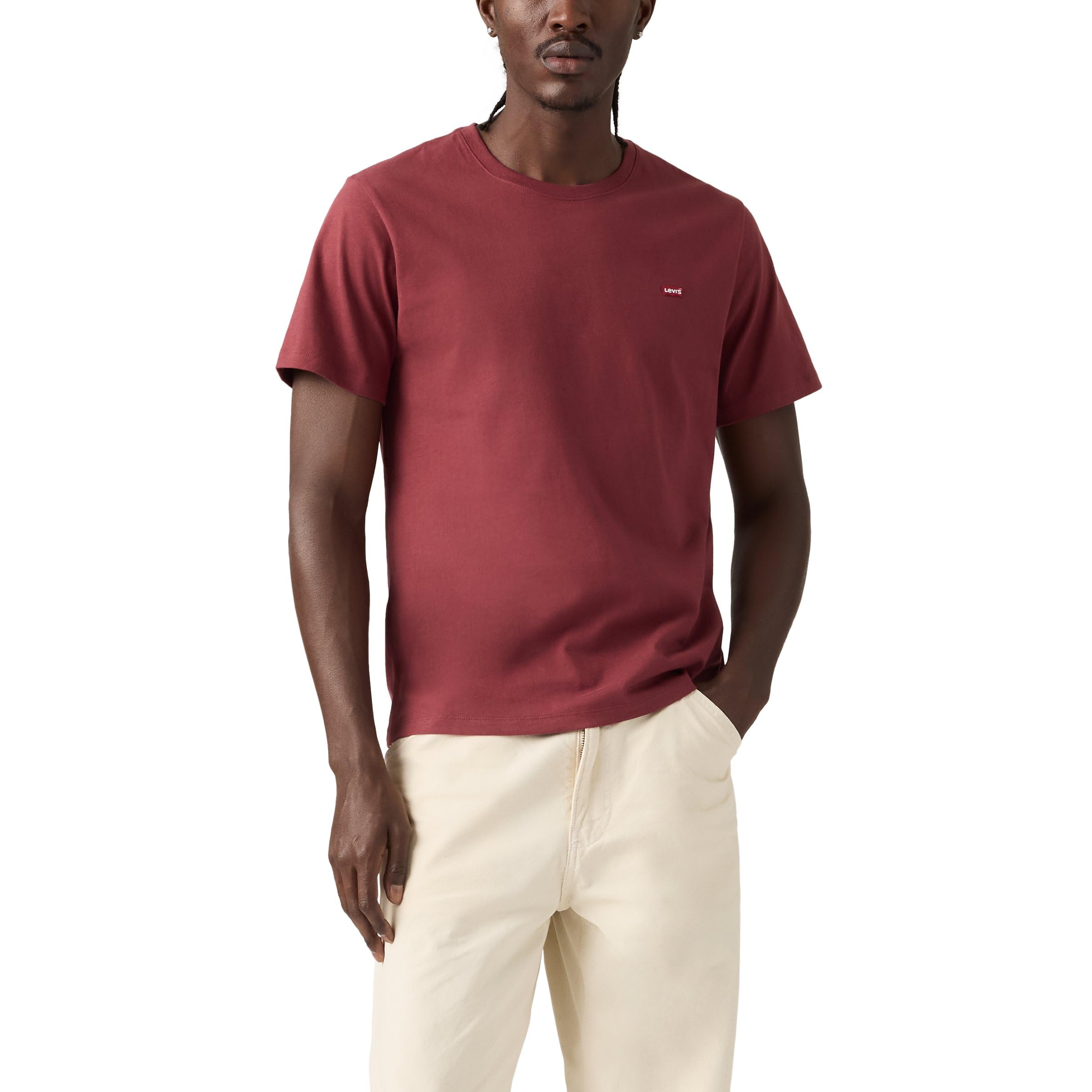 Levi's Herren Ss Original Hm Tee T-Shirt, Oxblood Red, S