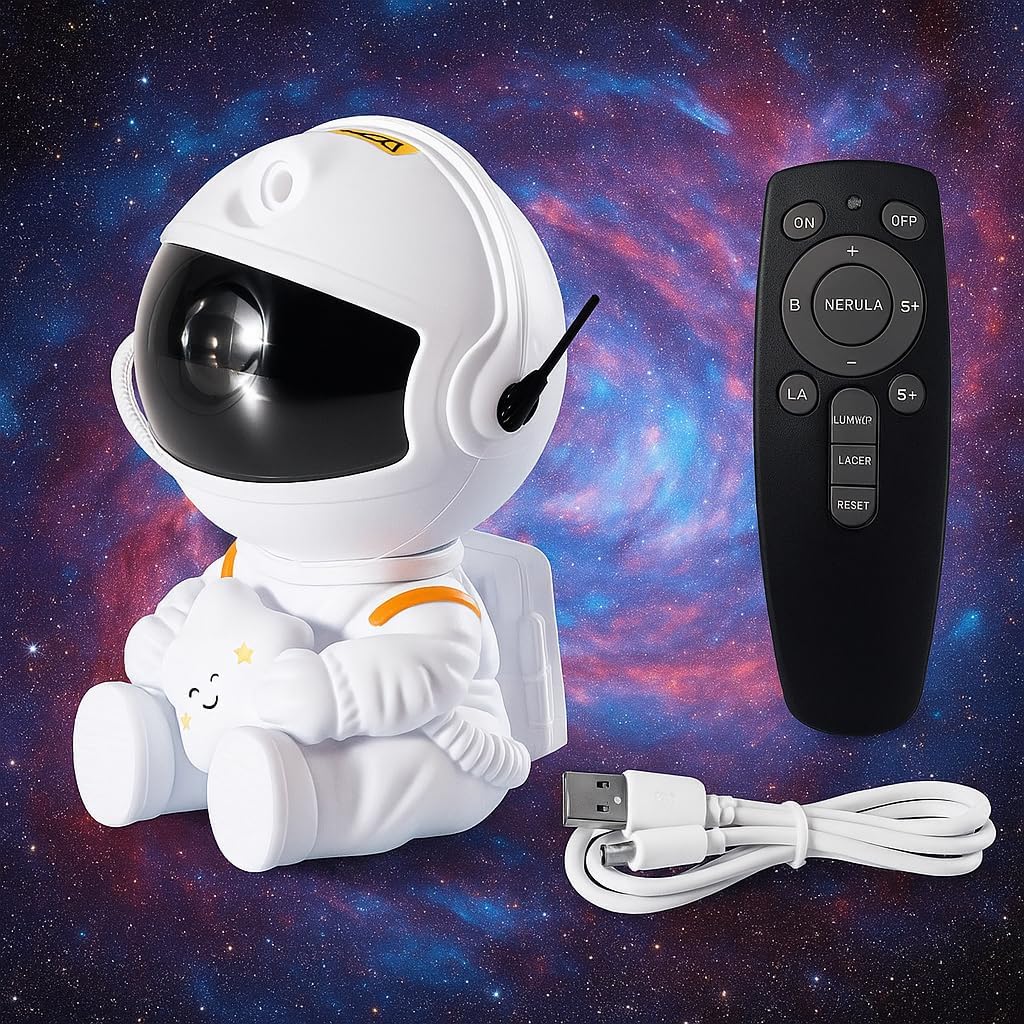 Projetor Galáxia Astronauta Infantil Estrelas Teto LED Luz Noturna Quarto Aurora Colorida Criativo USB Presente Criança Controle Remoto Luminária Decorativa Relaxante Estrelado Moderno Imagem do produto Projetor Galáxia Astronauta Infantil Estrelas Teto LED Luz Noturna Quarto Aurora Colorida Criativo USB Presente Criança Controle Remoto Luminária Decorativa Relaxante Estrelado Moderno