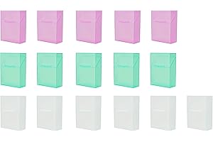 Vibrant Crayon Box with Secure Lid and Closure in Hues of Clarity, Purple, and Green