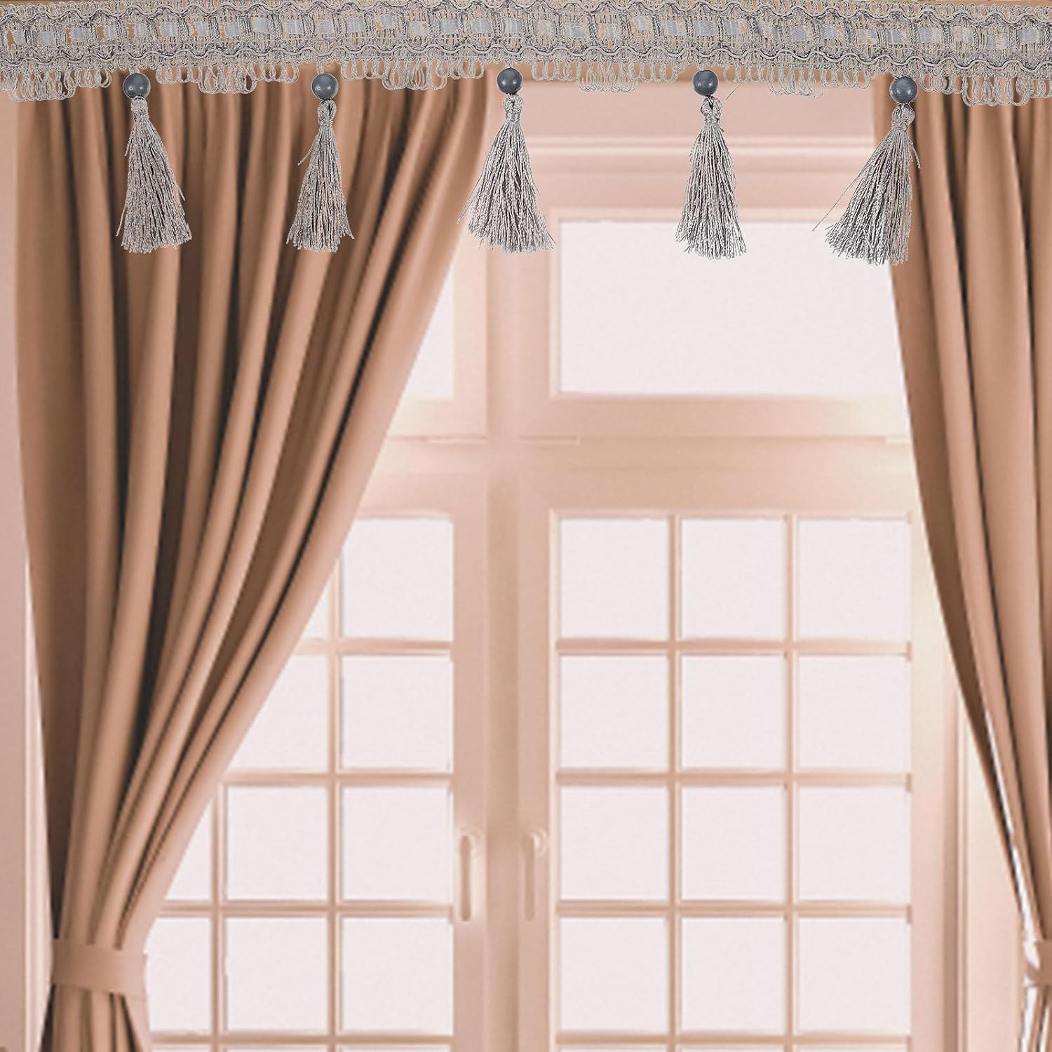 Curtain Fringe Trim Sewing Tassel Trim 11.5m Polyester